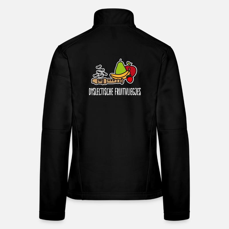 Dyslexic fruit flies dyslexia recorder Women's Softshell Jacket