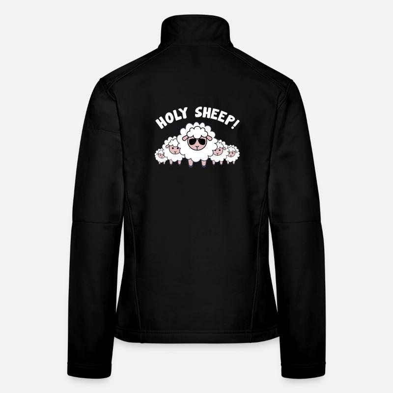 Holy Sheep! A Cool Sheep Gang Women's Softshell Jacket