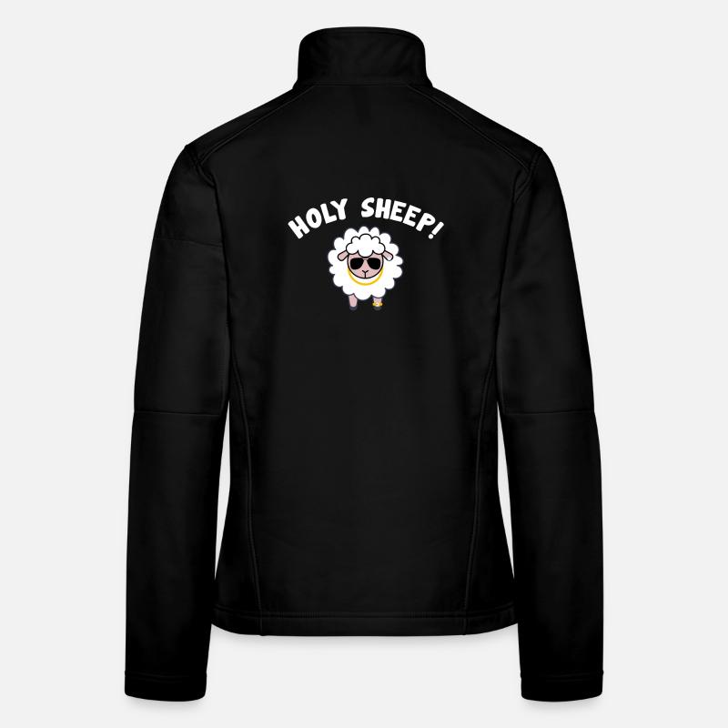 Holy Sheep! Ein Super Cooles Schaf Frauen Softshelljacke