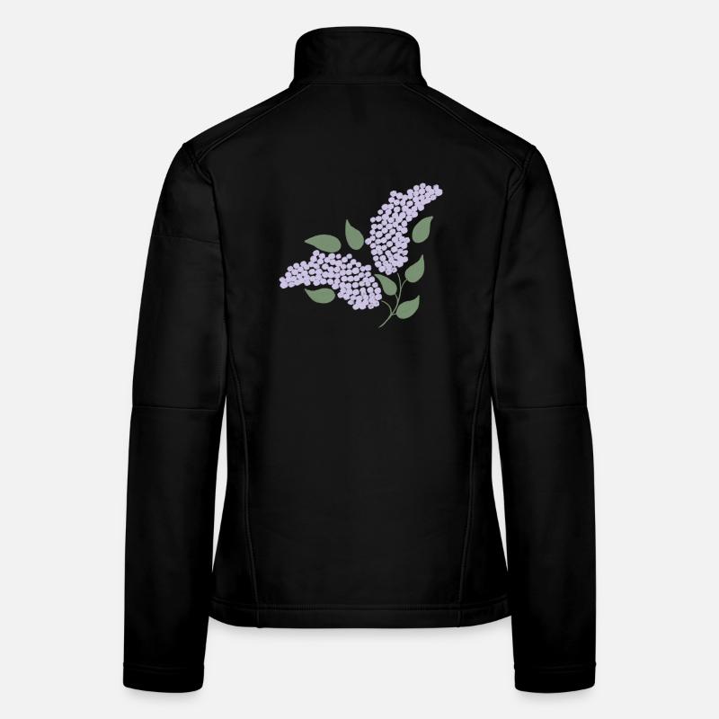 Lilas Veste en tissu softshell Femme