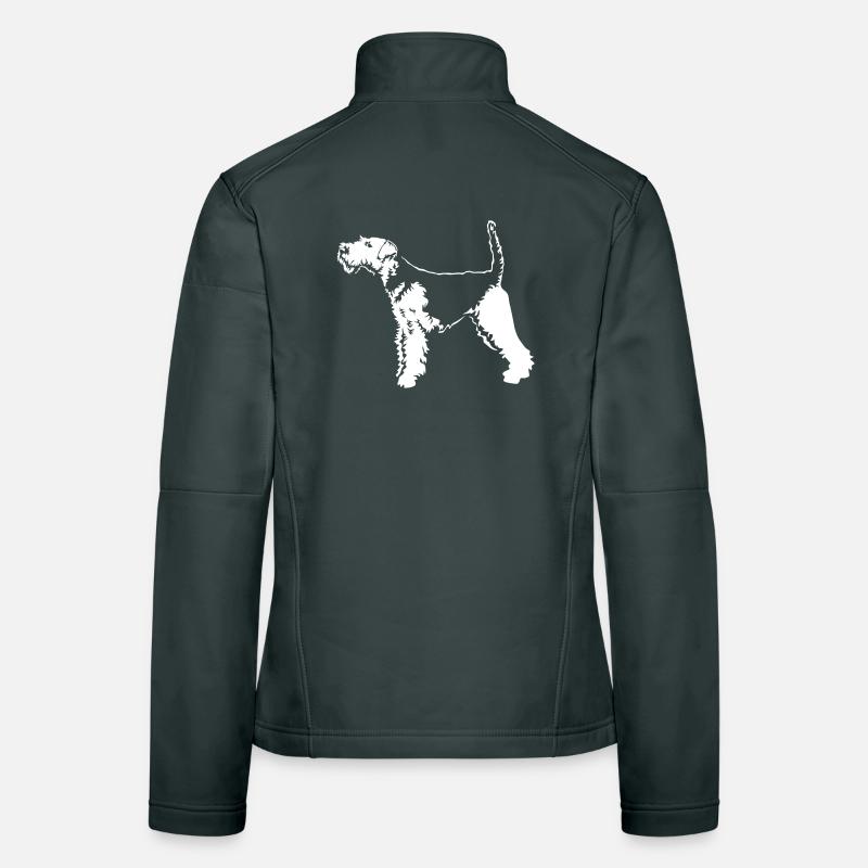 Welsh Terrier "Black Edition" Frauen Softshelljacke