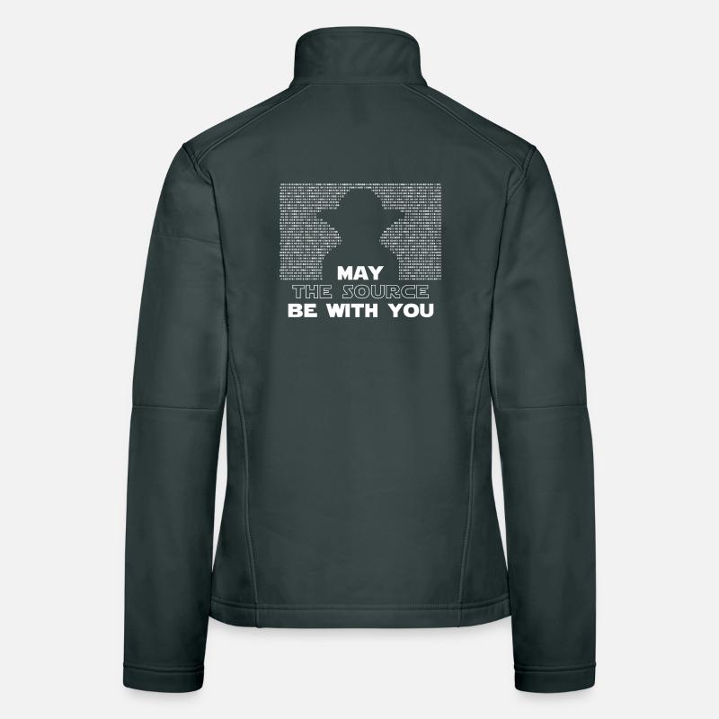 May the source be with you Women's Softshell Jacket
