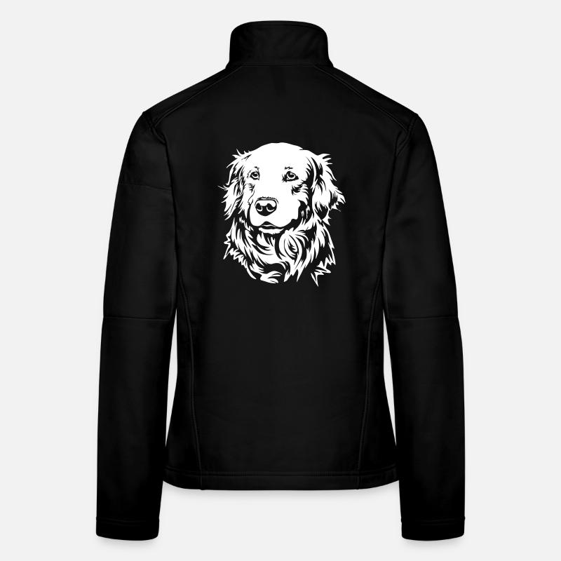 Tête d’or retriever « Black Edition » Veste en tissu softshell Femme