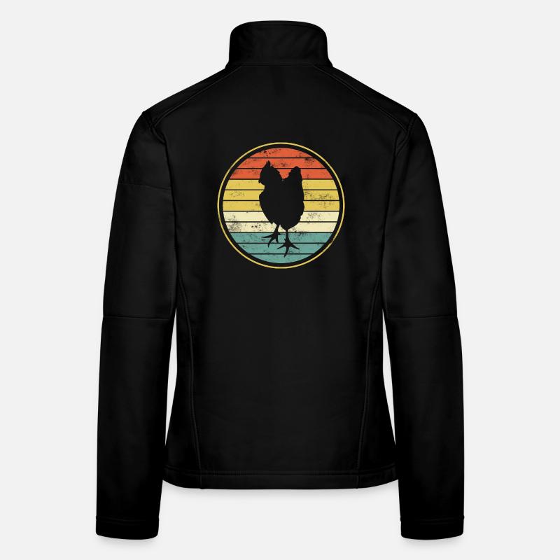 Chicken chickens Women's Softshell Jacket