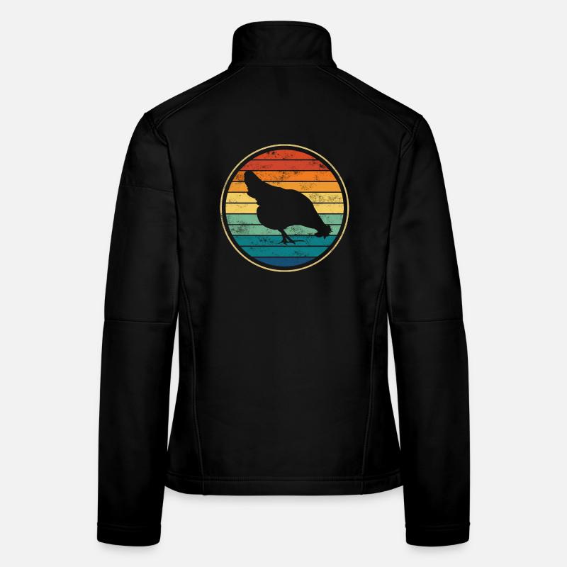 Chicken chickens Women's Softshell Jacket