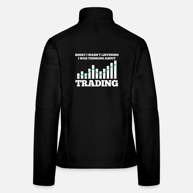 Handel Trading Börse - Frauen Softshelljacke - Schwarz