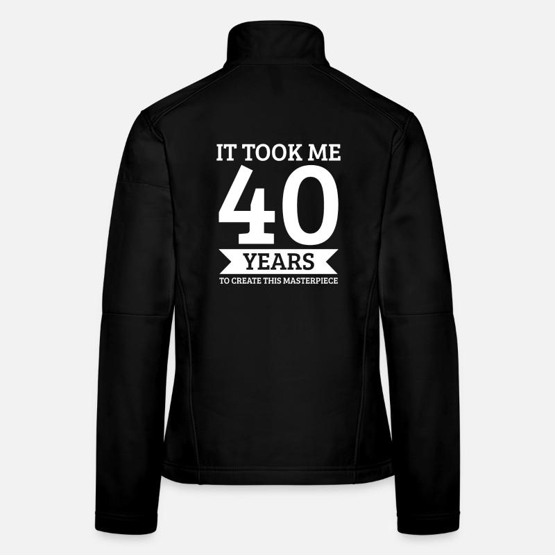 40e anniversaire Veste en tissu softshell Femme