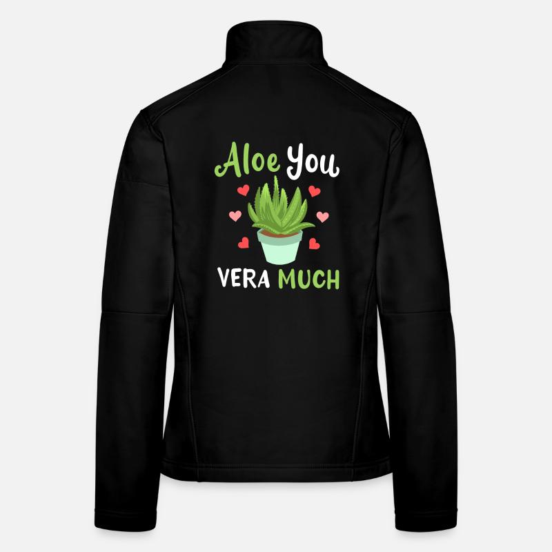 Aloe Vera Succulents Women's Softshell Jacket