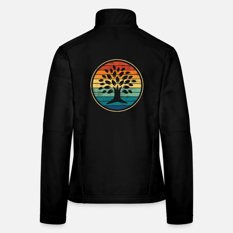 Baum Frauen Softshelljacke
