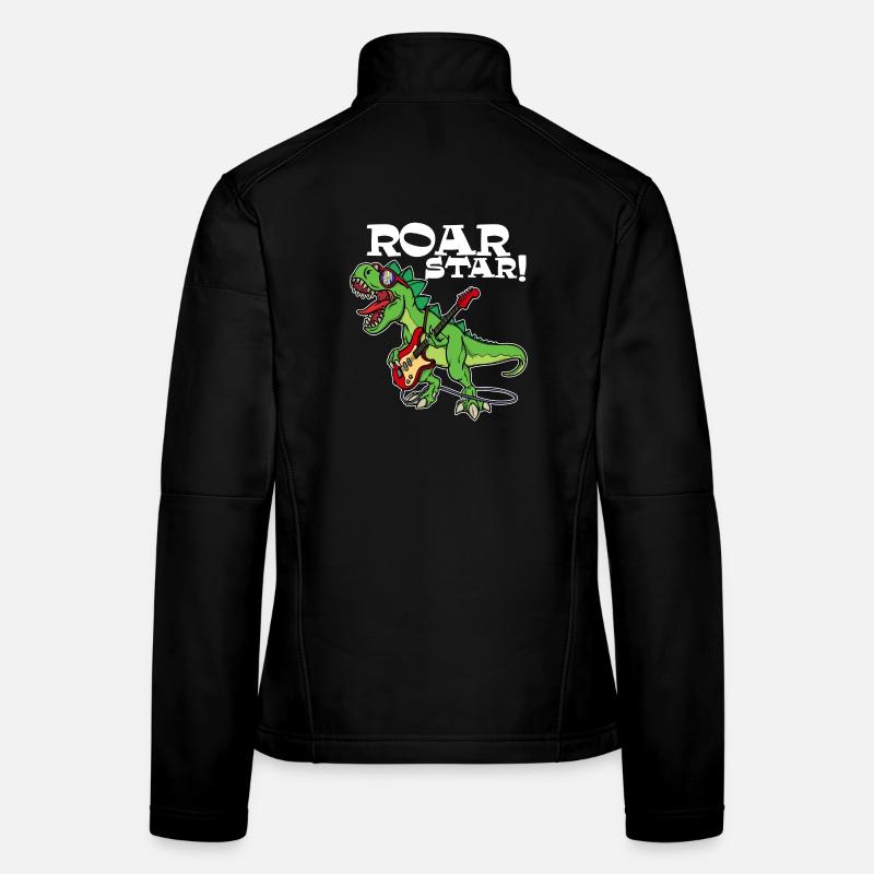 Drôle animal Cool de dinosaures sort Veste en tissu softshell Femme