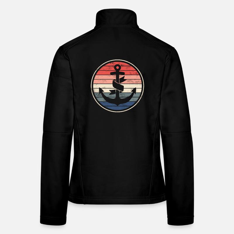 Schiff Boot Kapitän Frauen Softshelljacke