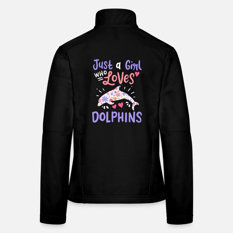 Dolphin Dolphin Lovers Women's Softshell Jacket