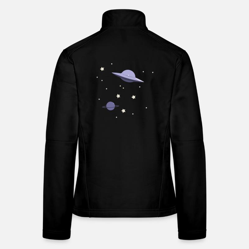 UFO in space Women's Softshell Jacket