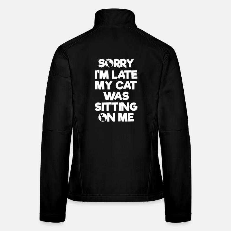 Chaton chat Veste en tissu softshell Femme