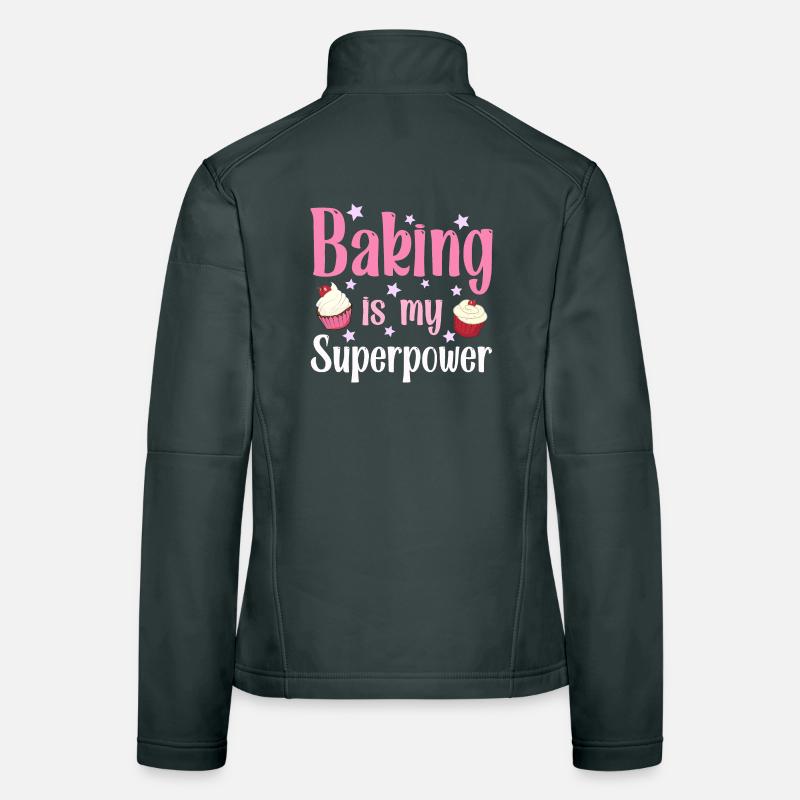 Backen Bäcker Bäckerin Frauen Softshelljacke