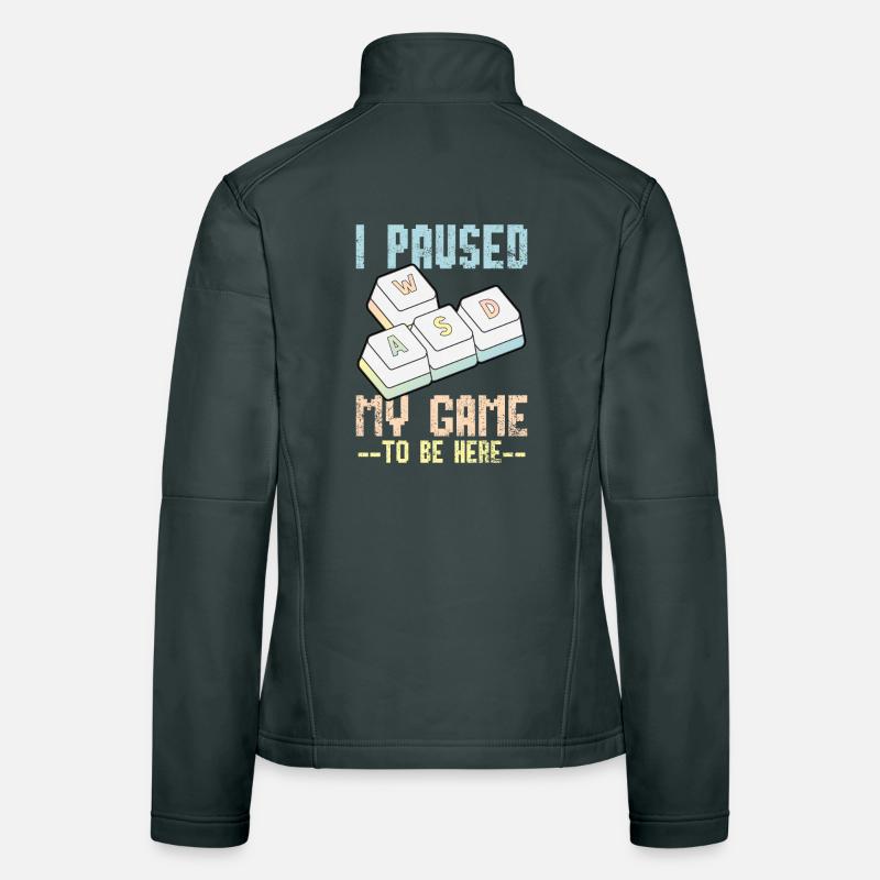 PC Games Player Computer Keyboard Women's Softshell Jacket