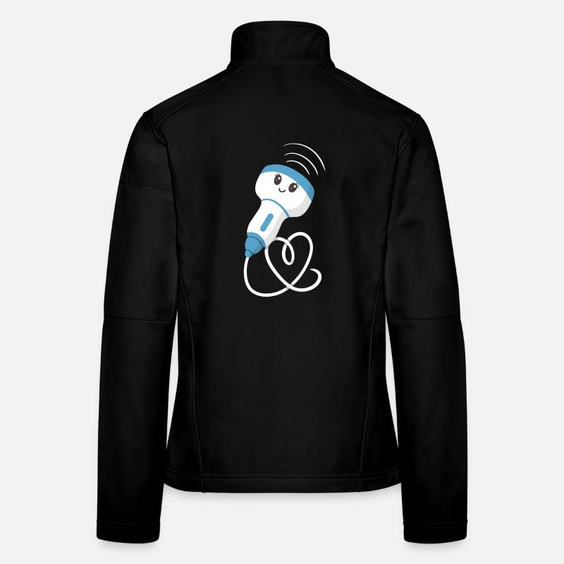 Sonograph Ultrasonic Technician Women's Softshell Jacket
