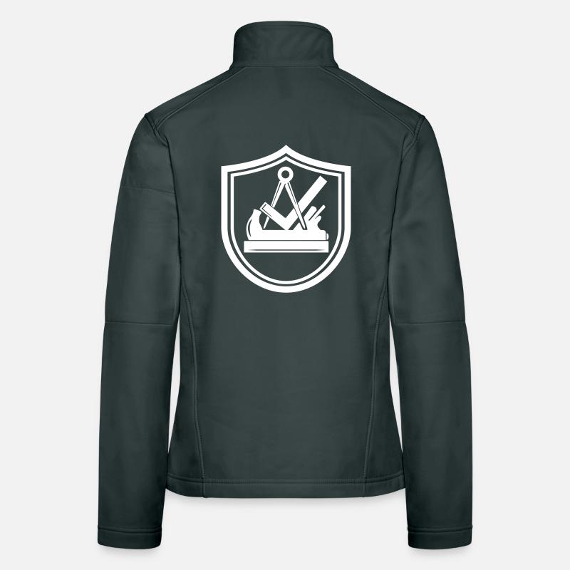 Menuisiers morphe de morphe blason bouclier Veste en tissu softshell Femme