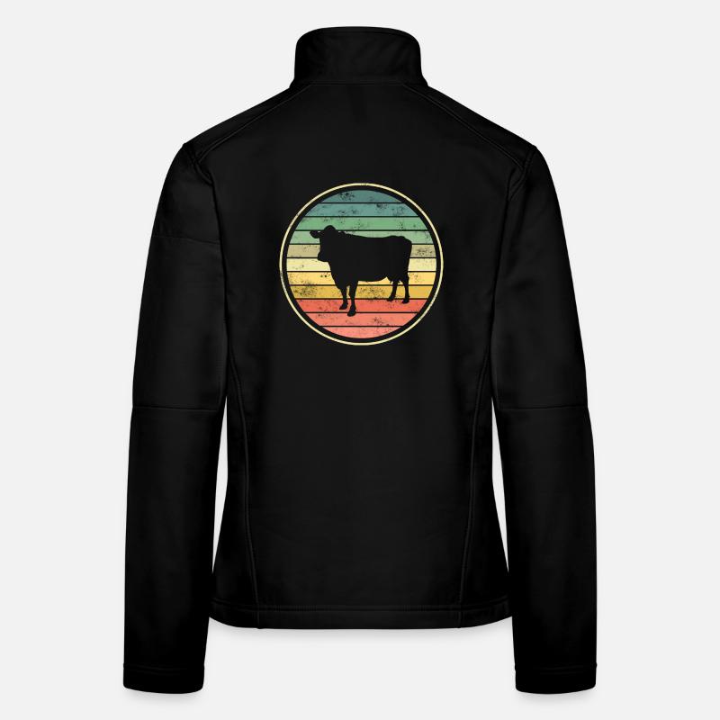 Cow cows Women's Softshell Jacket