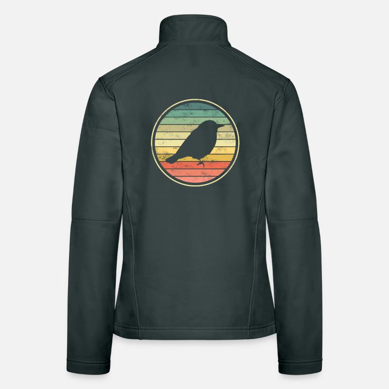 Vogel Vögel Frauen Softshelljacke