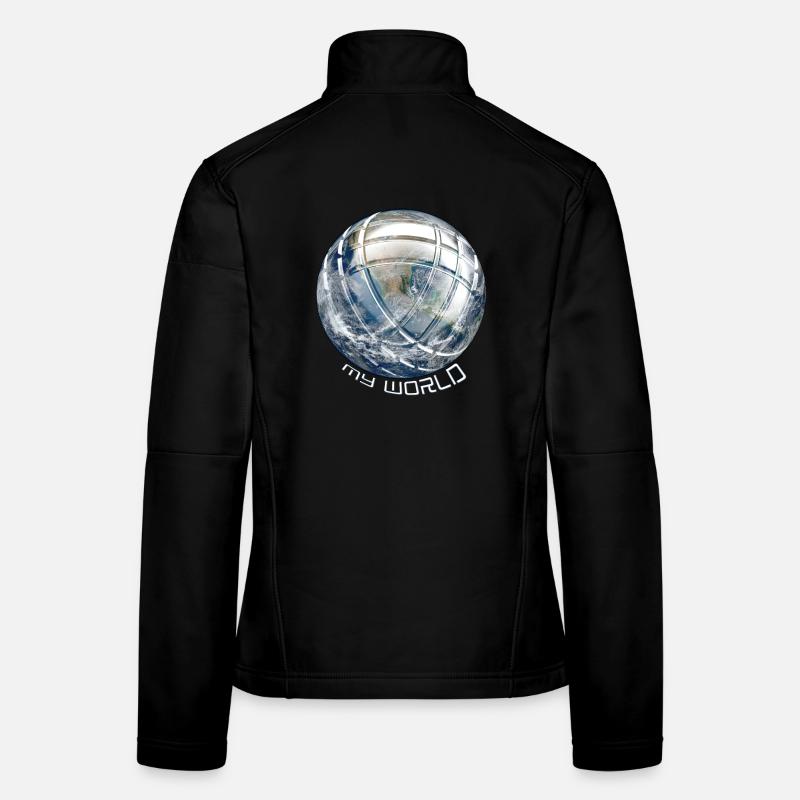Petanque - Women's Softshell Jacket - black