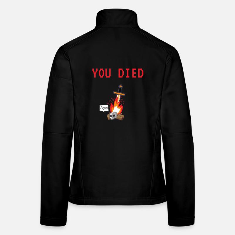 YOU DIED Veste en tissu softshell Femme