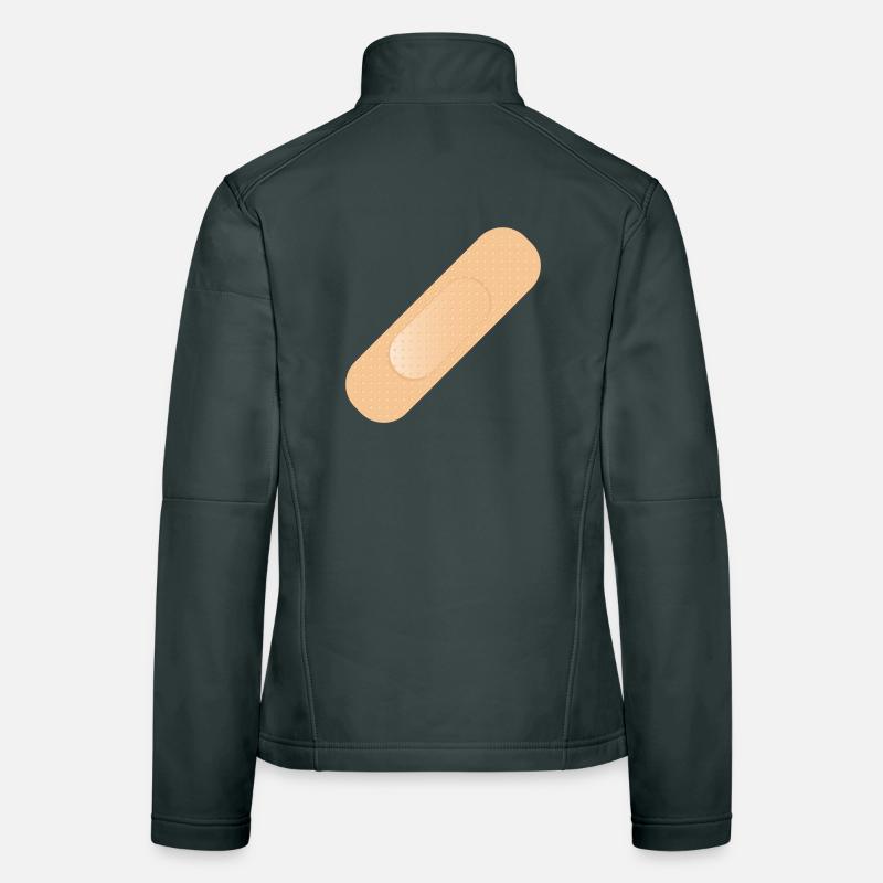 Un dispositif simple de fixation comme élément de conception Veste en tissu softshell Femme