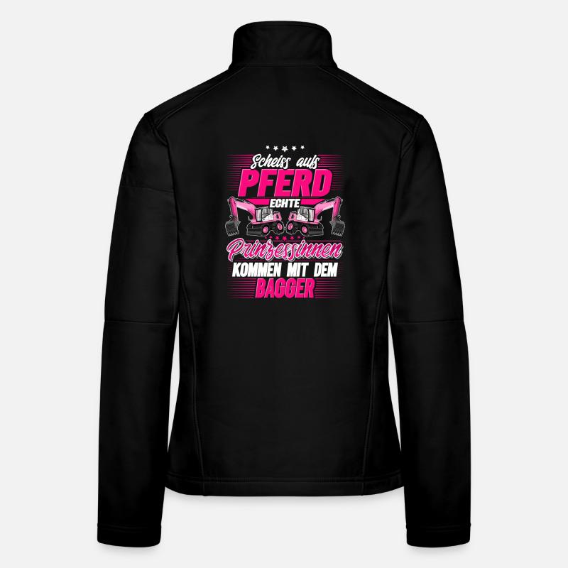 Baggerfahrerin Frauen Softshelljacke