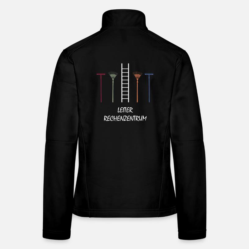 Gärtner Garten, Leiter vom Rechenzentrum Admin EDV - Frauen Softshelljacke - Schwarz