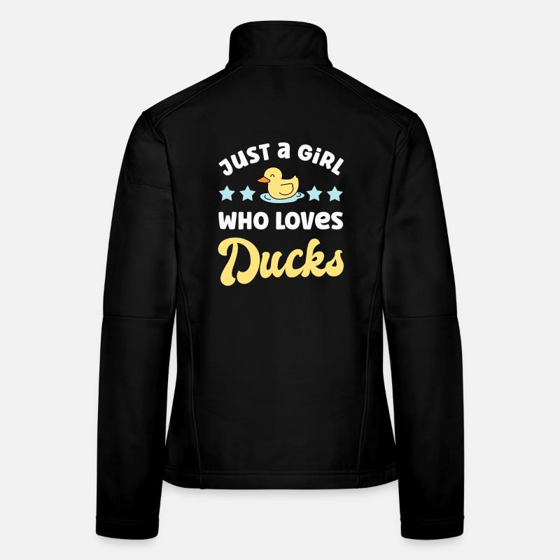 Ente Enten Frauen Softshelljacke