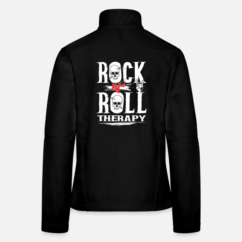 Rock n Roll therapy - Women's Softshell Jacket - black