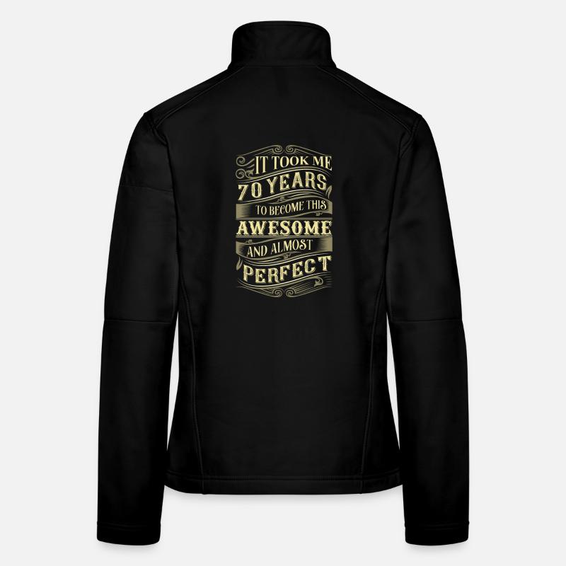 70th birthday Women's Softshell Jacket