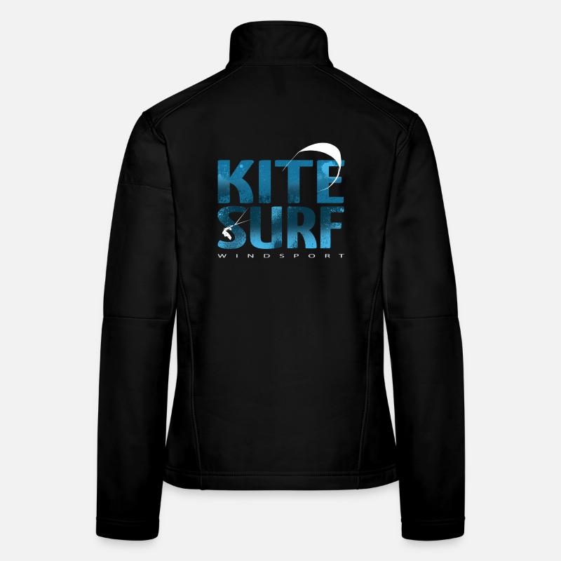 KITESURF 2021 bleu Veste en tissu softshell Femme
