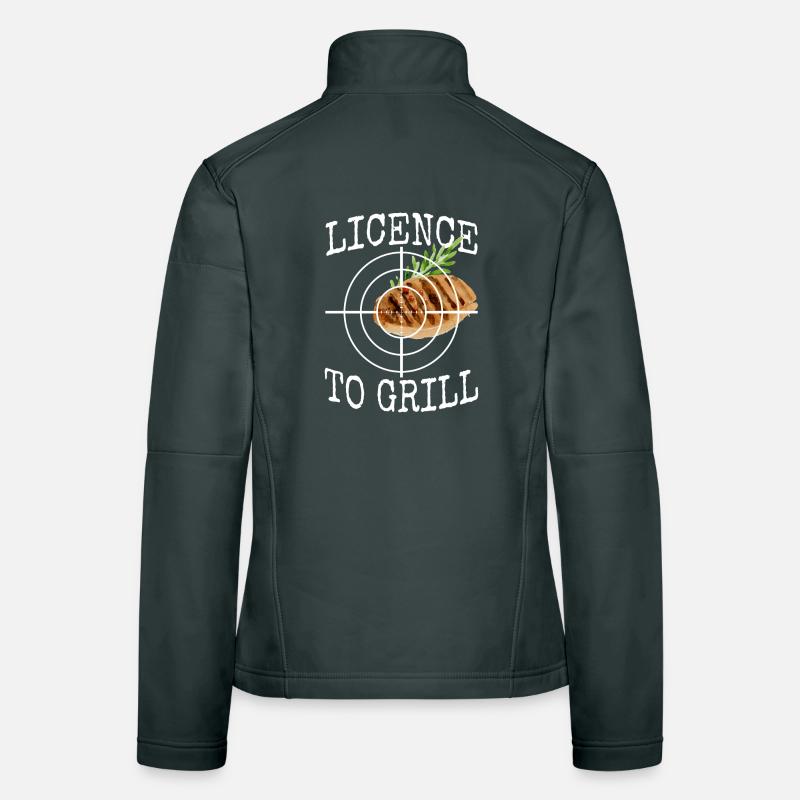 Licence To Grill Grillmeister Chef De commande Veste en tissu softshell Femme