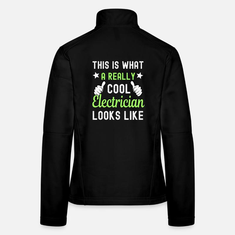Elektriker Elektrikerin Frauen Softshelljacke