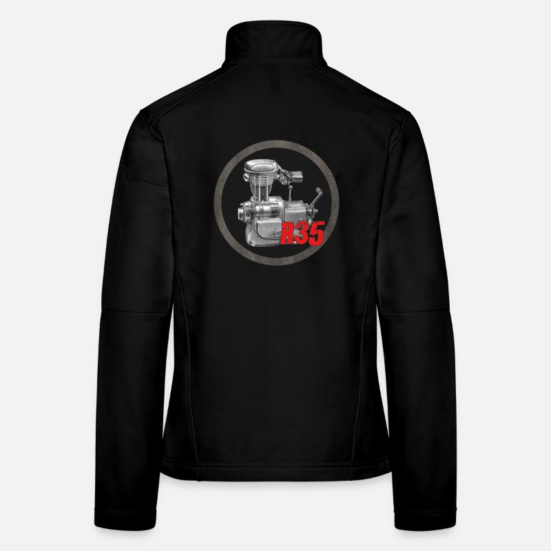 EMW R35 Oldtimer Motorrad Frauen Softshelljacke