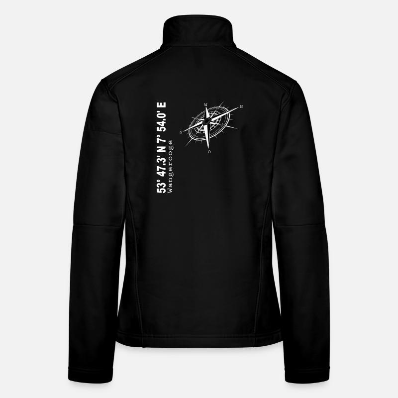 Wangerooge - Frauen Softshelljacke - Schwarz