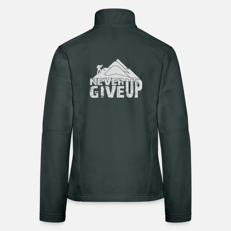 CLIMBING NEVER GIVE UP Women's Softshell Jacket