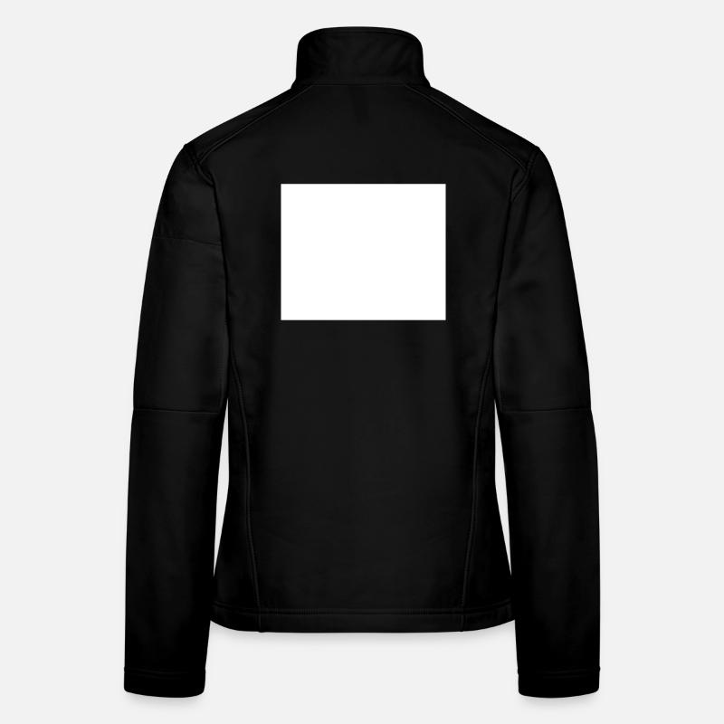 Quatrat en blanc Veste en tissu softshell Femme