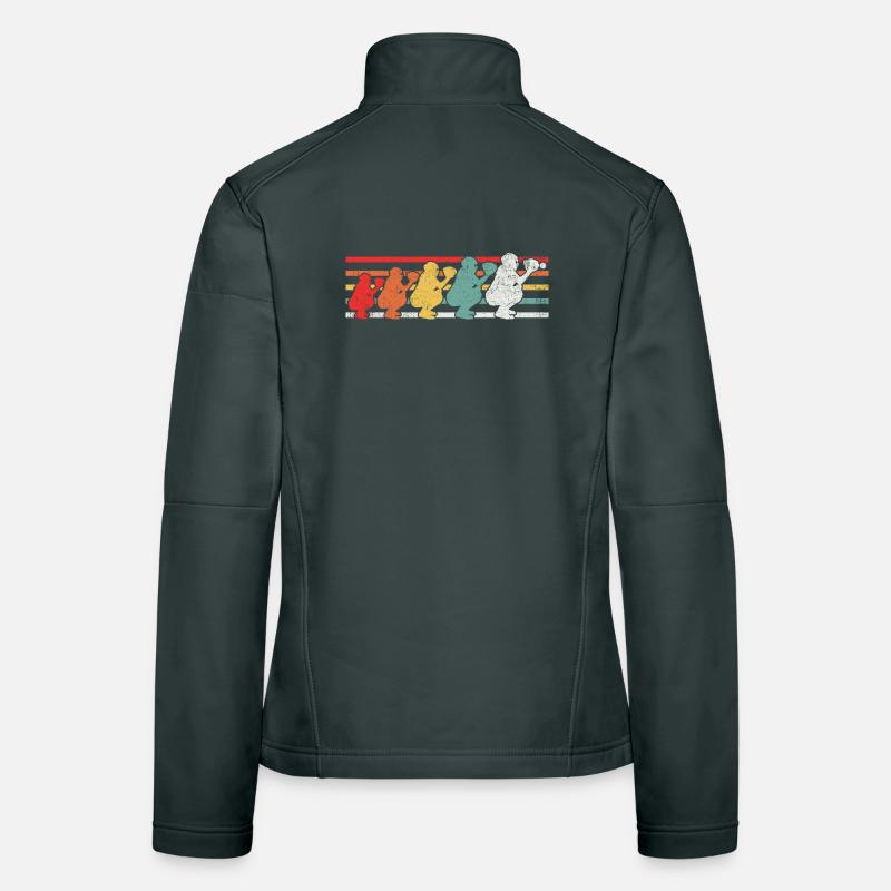 Catcher Baseball Softball Frauen Softshelljacke