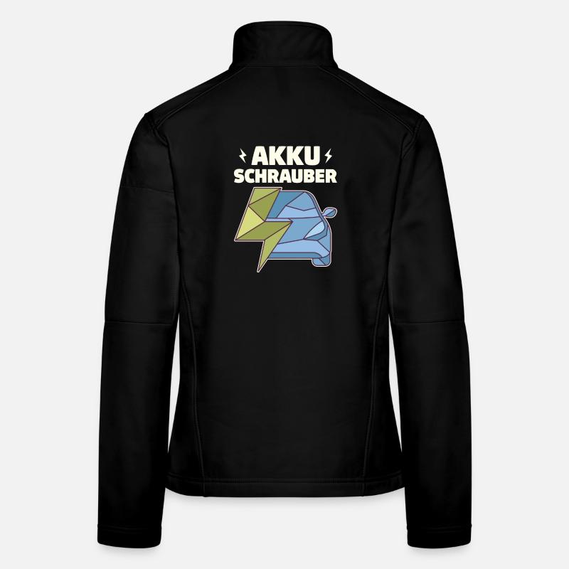 Akku Schrauber KFZ Mechaniker Schrauber E-Auto Frauen Softshelljacke
