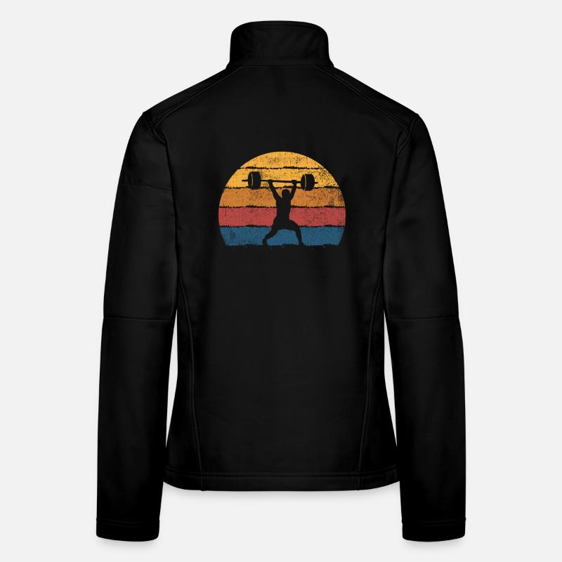 Gewichtheben Gewichtheber - Frauen Softshelljacke - Schwarz