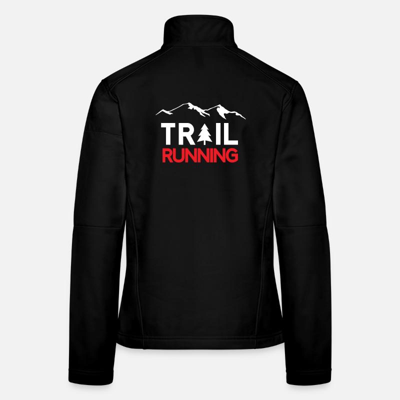 Trailrunning - Frauen Softshelljacke - Schwarz
