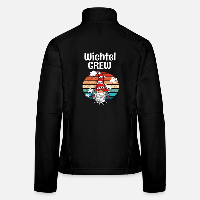 Elves Crew Christmas Gnome Women's Softshell Jacket