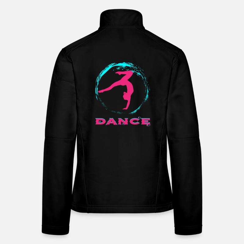 Dance - Frauen Softshelljacke - Schwarz