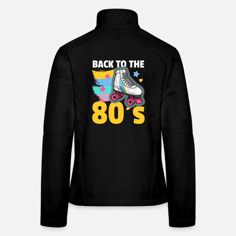 Rollschuhe 80er Rollschuhlaufen Frauen Softshelljacke