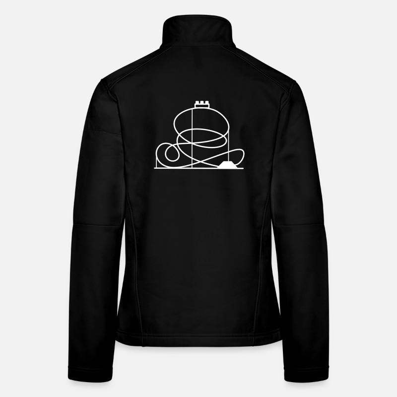Roller coaster Women's Softshell Jacket