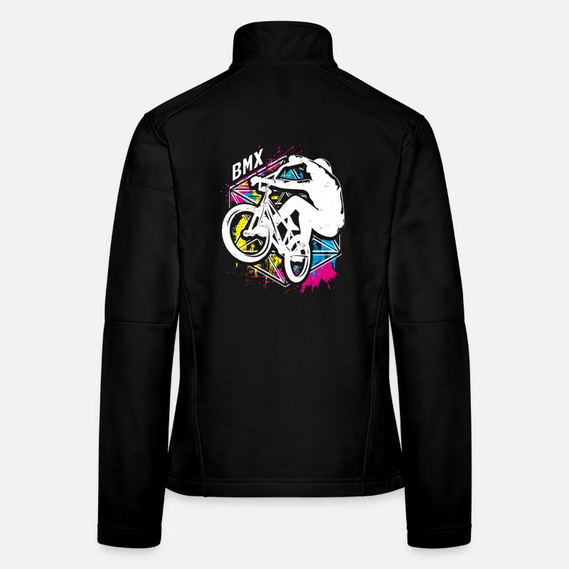 Vélo Bmx coloré - Vélo Bmx coloré Veste en tissu softshell Femme