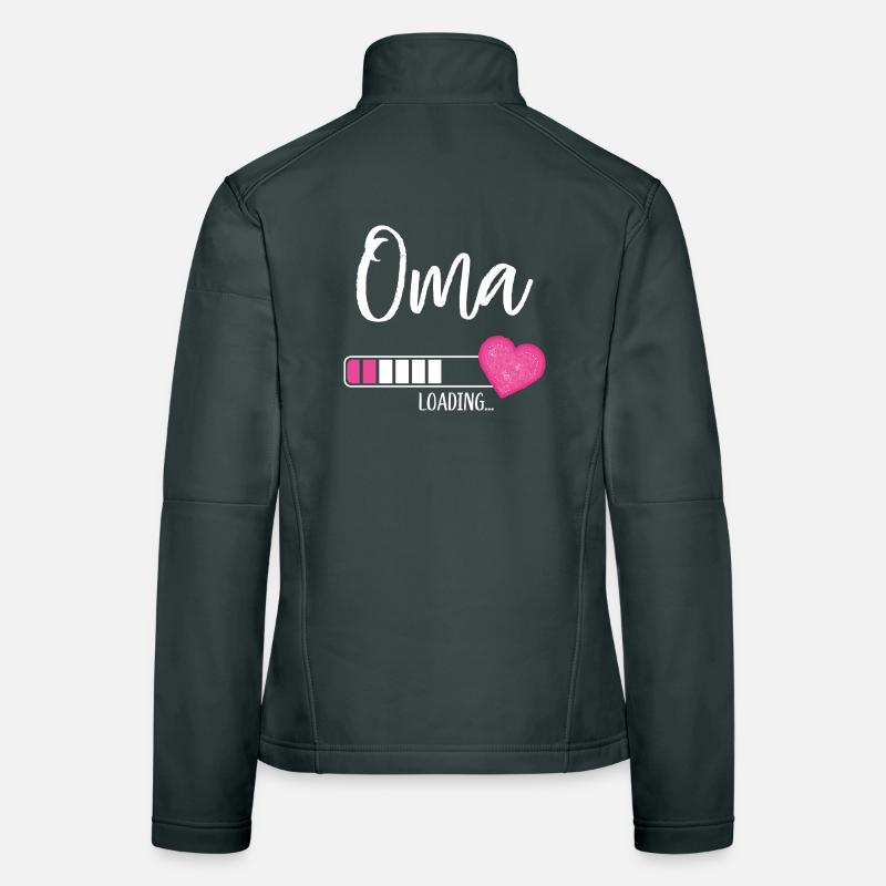 Oma Loading Herz Enkelin Mädchen Werdende Oma Frauen Softshelljacke