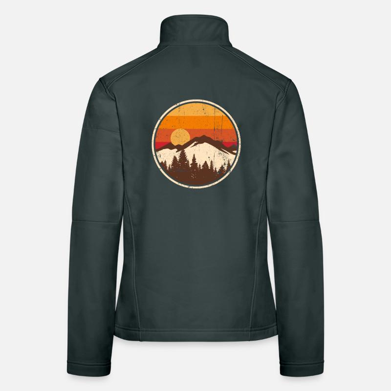 Cercle de montagnes de Sunset Ridge Veste en tissu softshell Femme